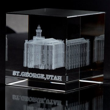 Crystal Cube St George Utah Temple