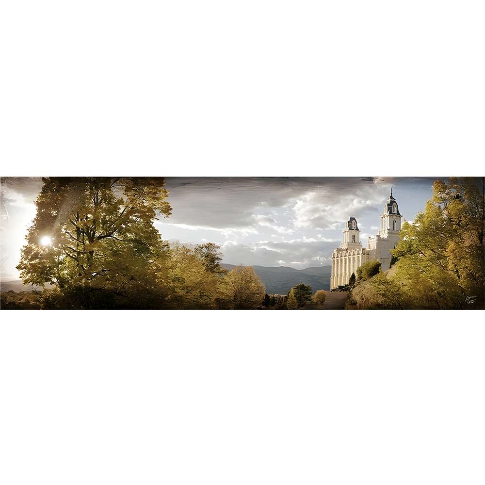 Manti Temple Day Dawn Is Breaking Bookmark