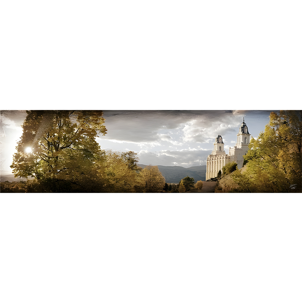 Manti Temple Day Dawn Is Breaking Bookmark