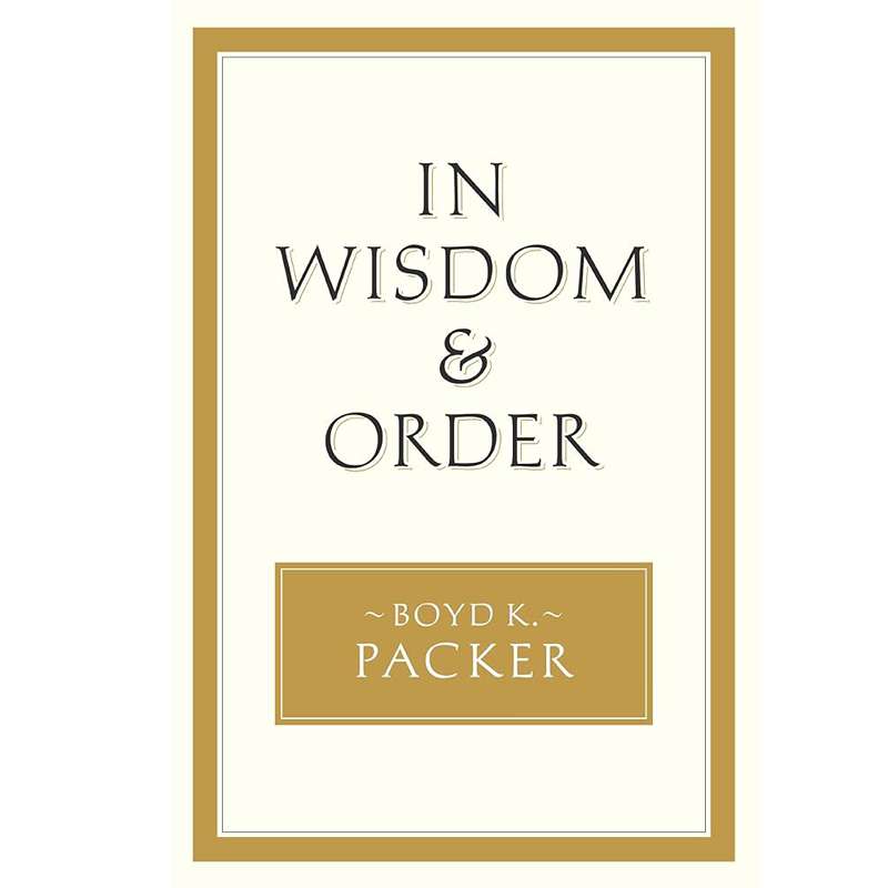 In Wisdom and Order