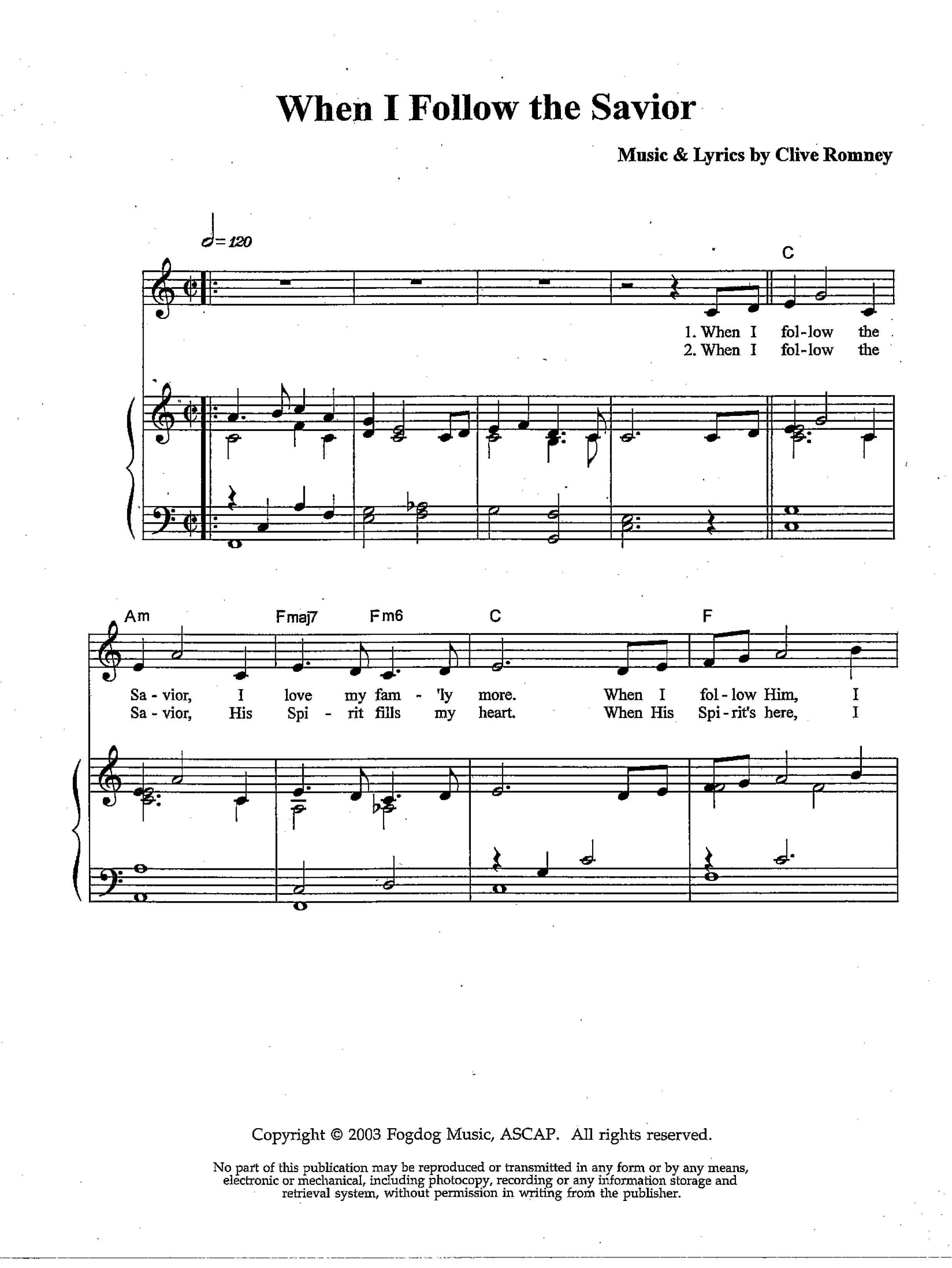 When I Follow the Savior