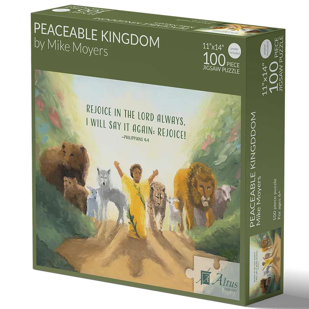 Peaceable Kingdom 100 Piece Puzzle, , large