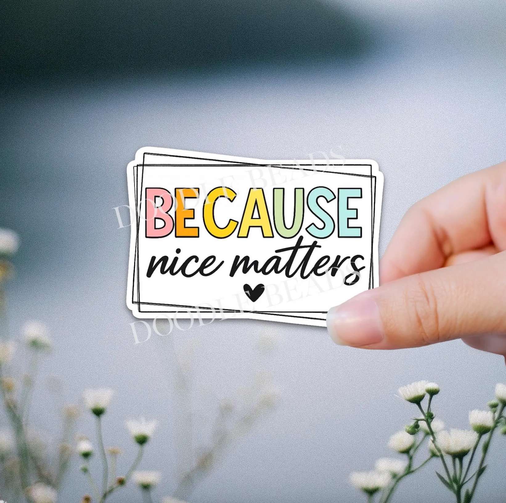 Nice Matters Sticker, , large