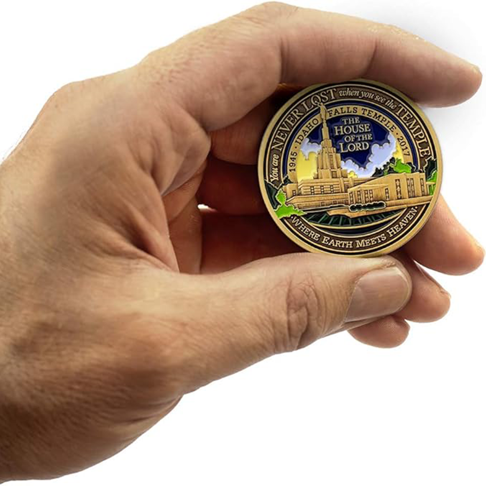 Idaho Falls Temple Medallion Coin, , large image number 3