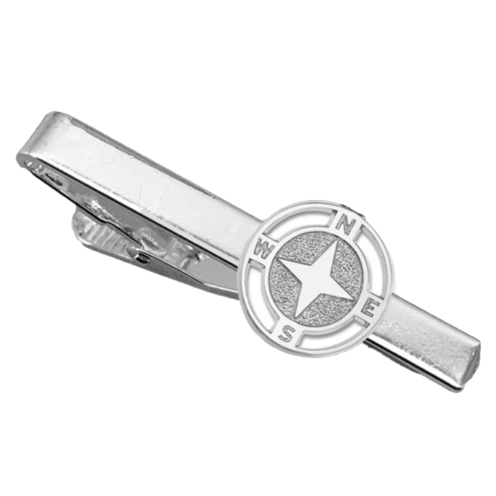 Trust in the Lord Compass Tie Bar, , large