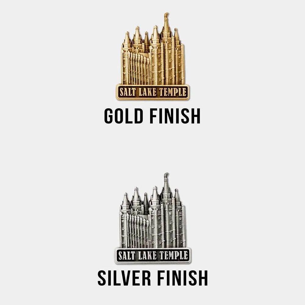 Salt Lake Temple Pin Gold, , large image number 2
