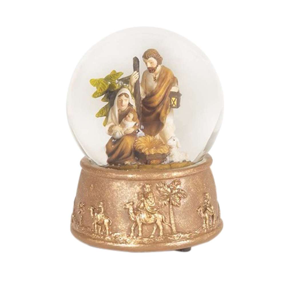 Musical Holy Family Nativity Globe, , large image number 0