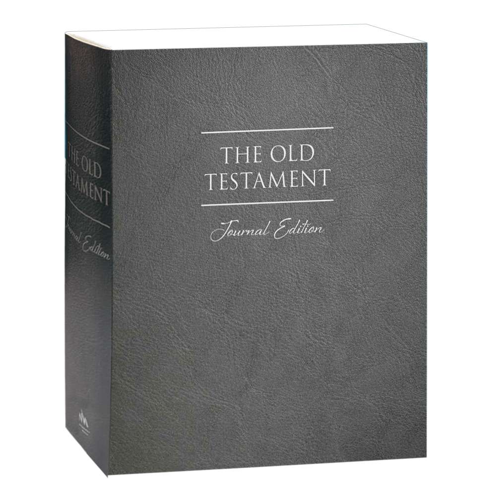 The Old Testament, Journal Edition, Gray (No Index), , large
