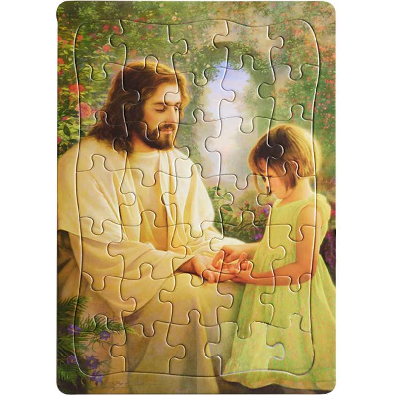 I Feel My Savior's Love 35 Piece Tray Puzzle, , large
