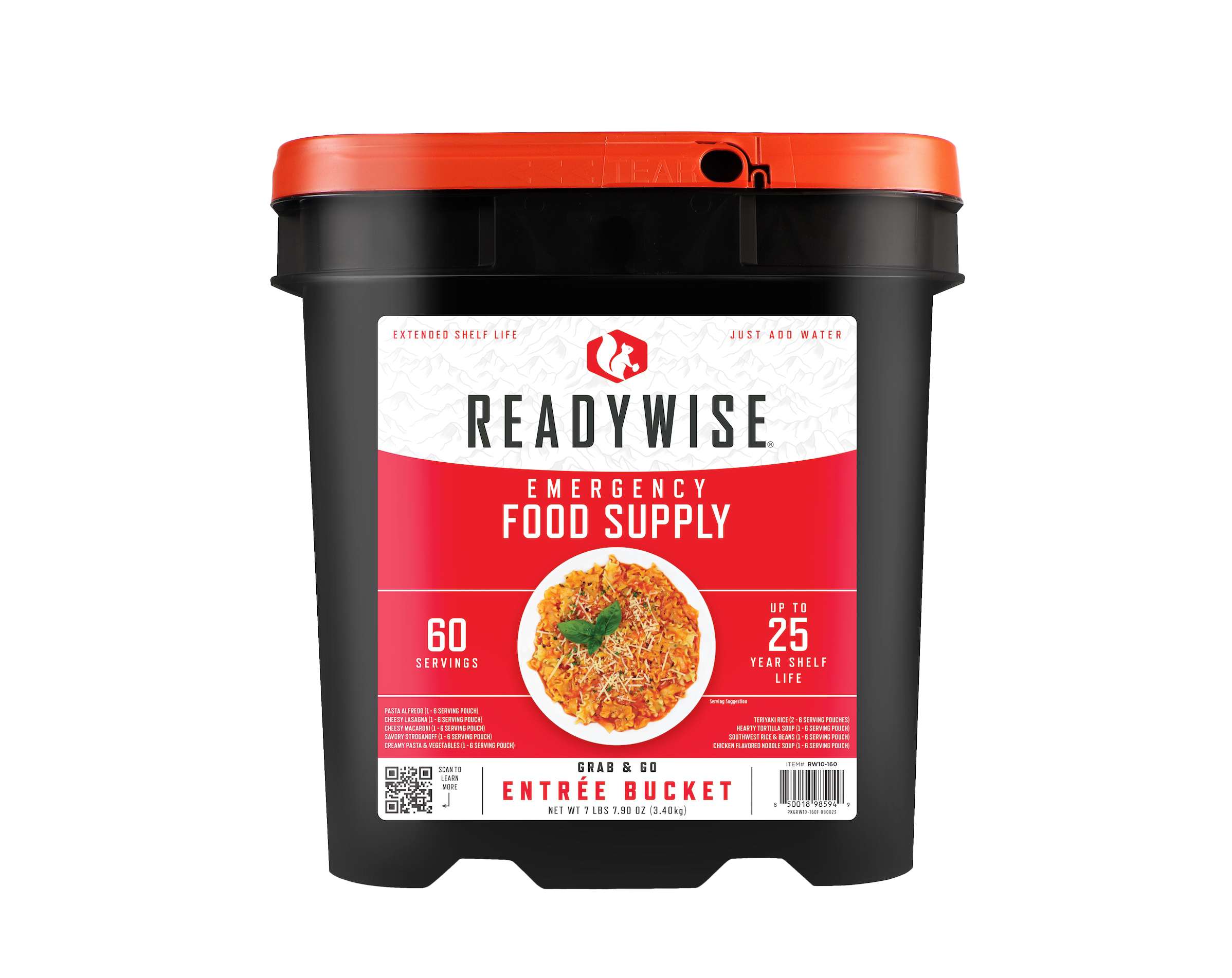 60 Serving Entr&eacute;e Only Grab and Go Food Kit