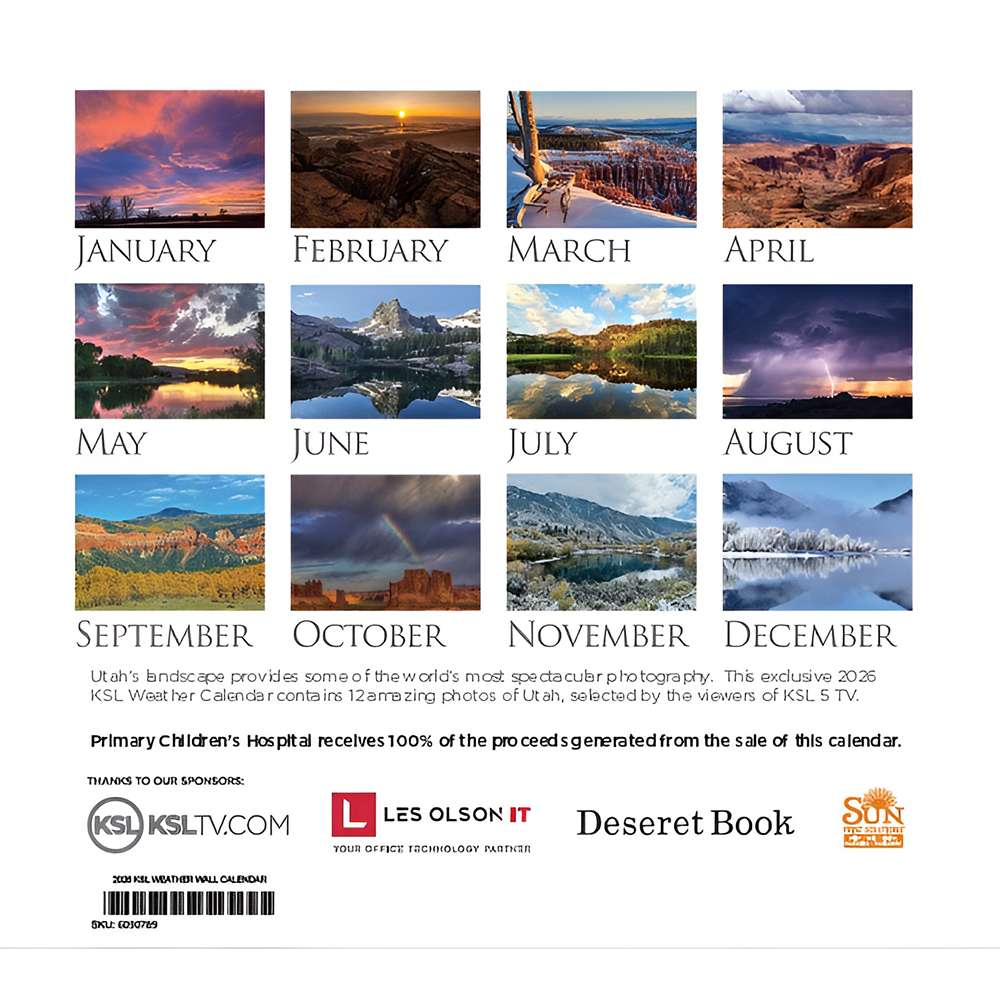 2026 KSL Weather Calendar, , large