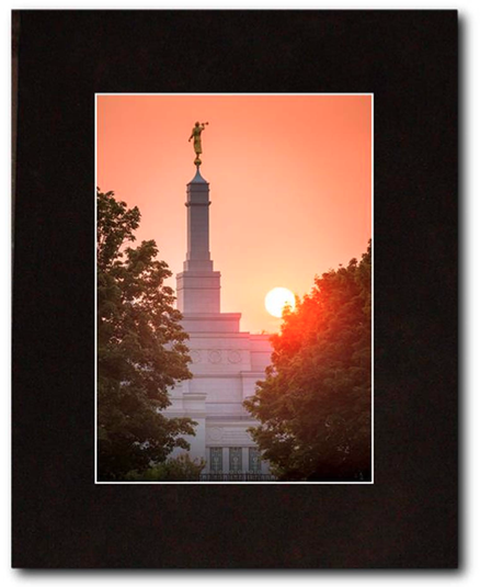Spokane Temple Sun (8x10 Matted Print)