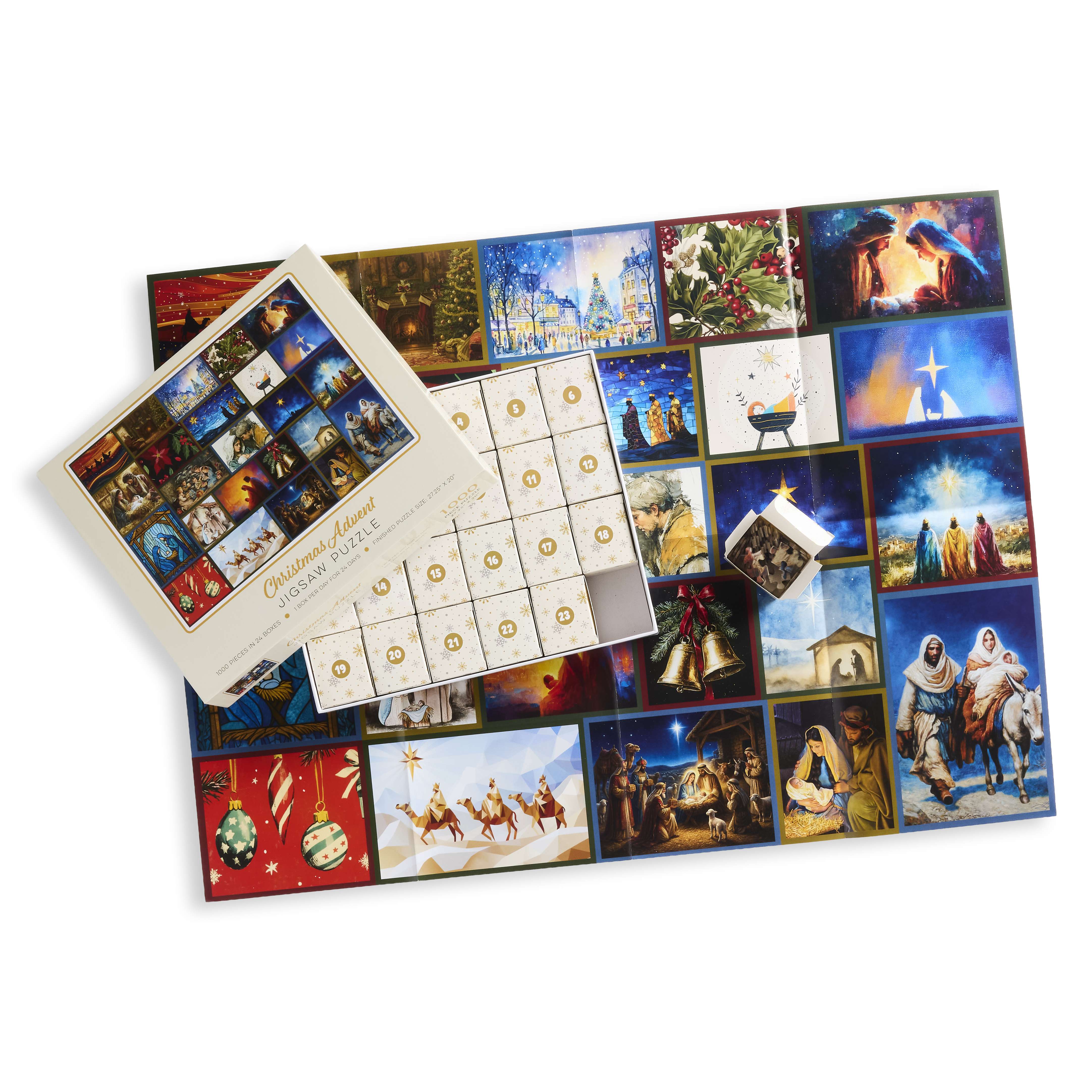 Christmas Advent 1000 Piece Puzzle, , large