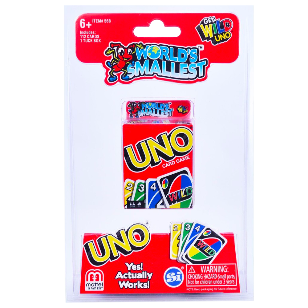 【挑戦者求む】ミニサイズのUNO World's Smallest' UNO Game - SUPER IMPULSE GAMES | Deseret Book