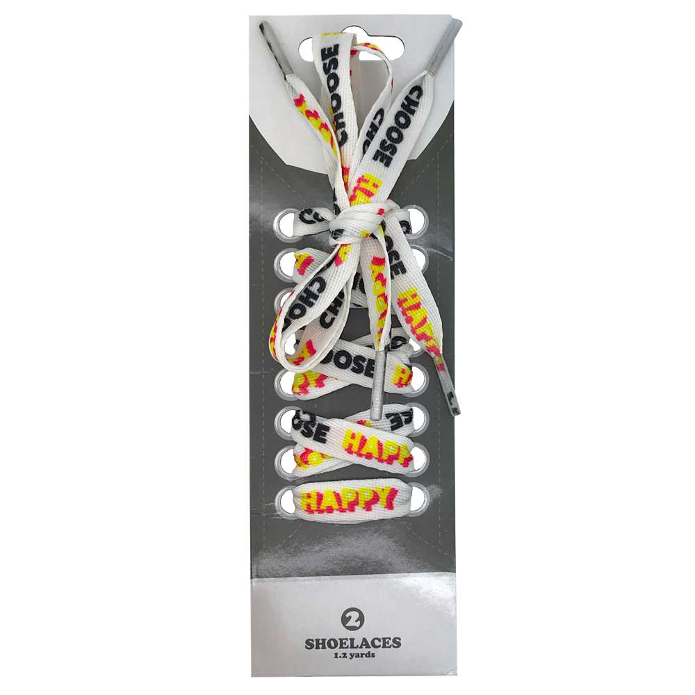 Choose Happy Shoelaces
