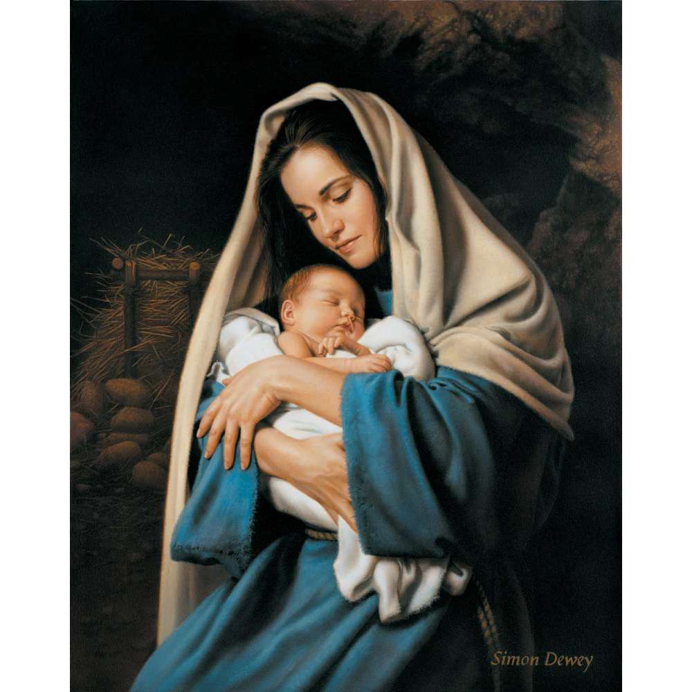 In the Arms of Mary Print
