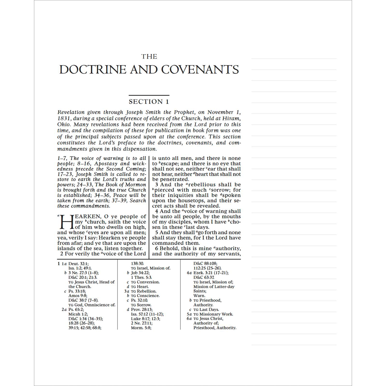 The Doctrine and Covenants and Pearl of Great Price, Journal Edition, Blue Floral (No Index), , large image number 4