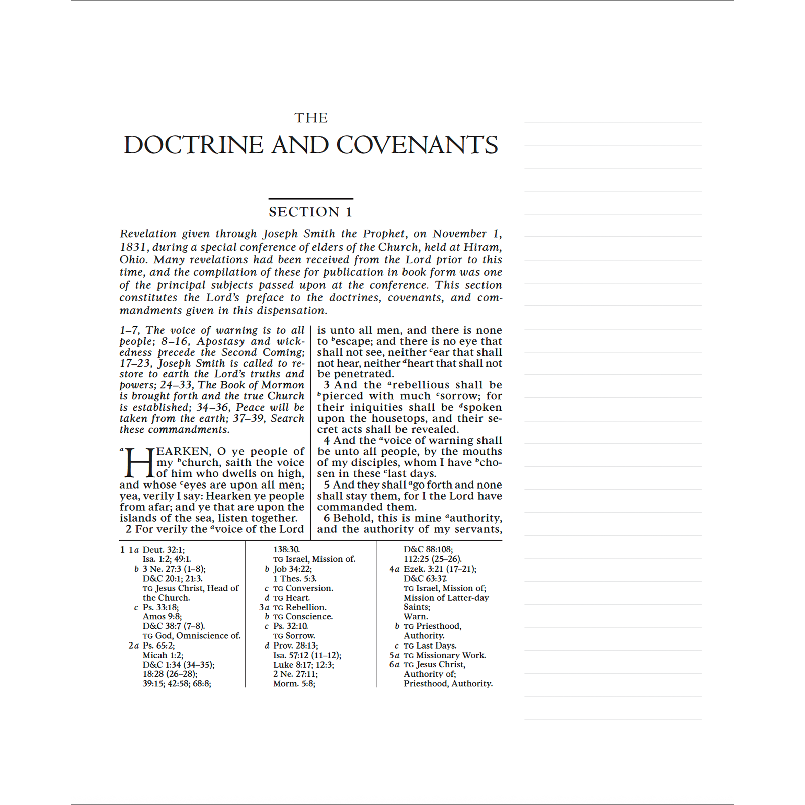 The Doctrine and Covenants and Pearl of Great Price, Journal Edition, Blue Floral (No Index), , large image number 4