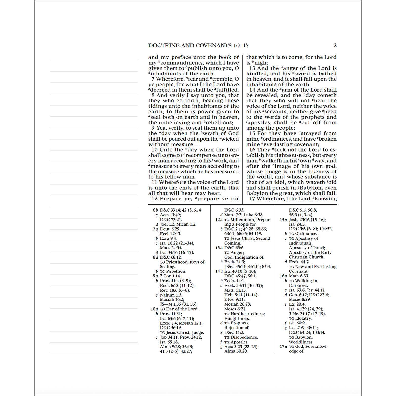 The Doctrine and Covenants and Pearl of Great Price, Journal Edition, Blue Floral (No Index), , large image number 5