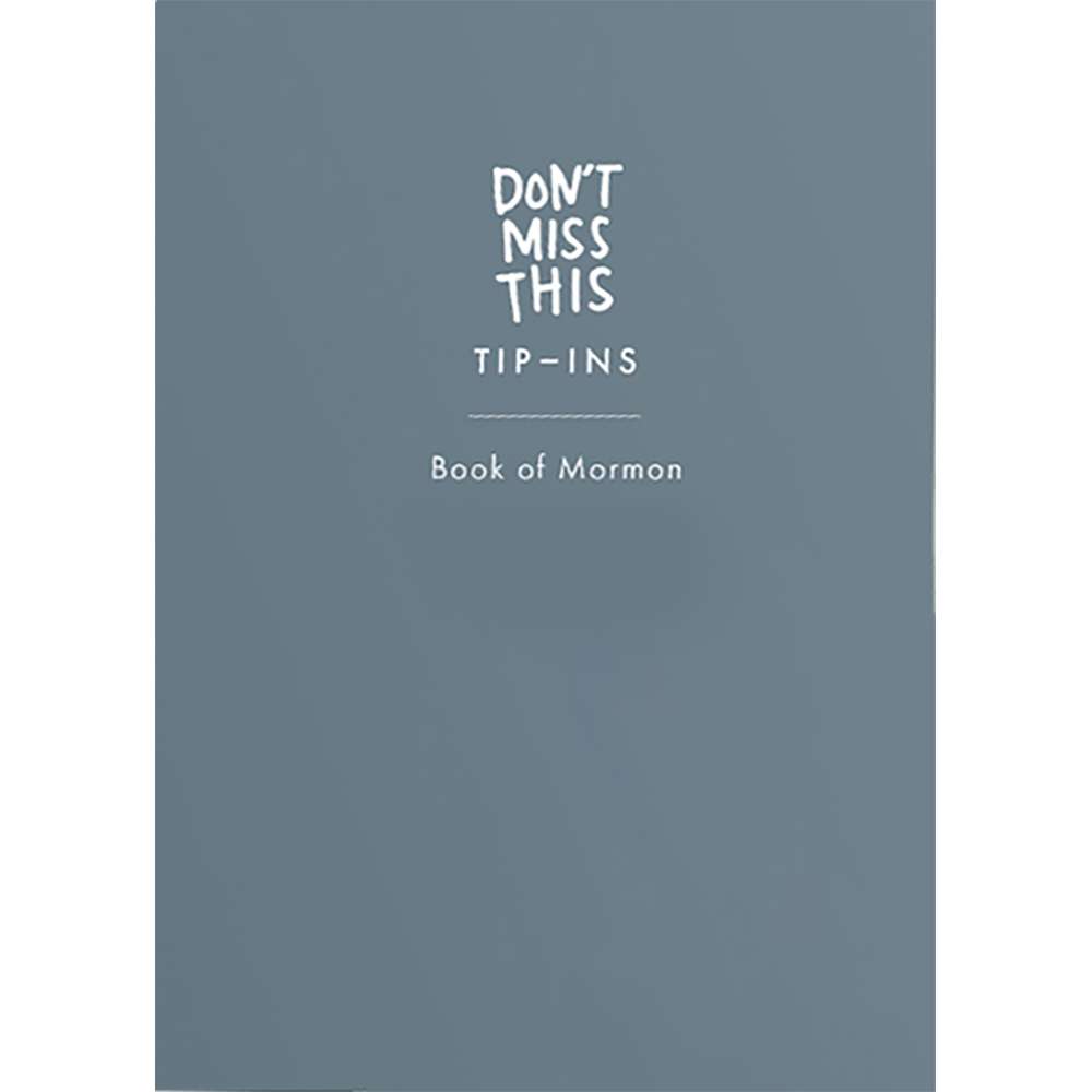 Don't Miss This Tip-Ins for The Book of Mormon 2024