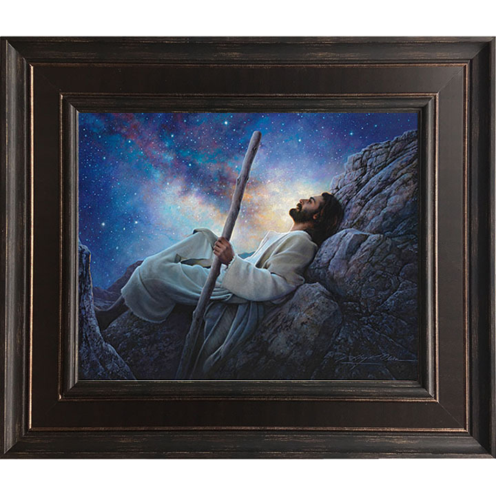 Worlds Without End (22x26 Framed Textured Print)