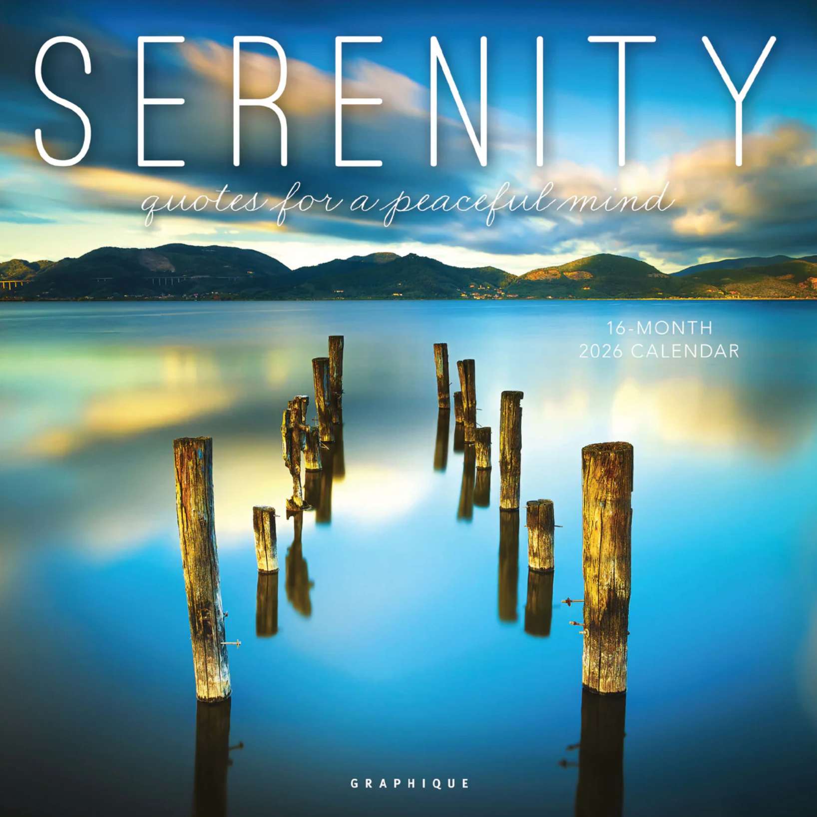 2026 Serenity Wall Calendar, , large image number 0