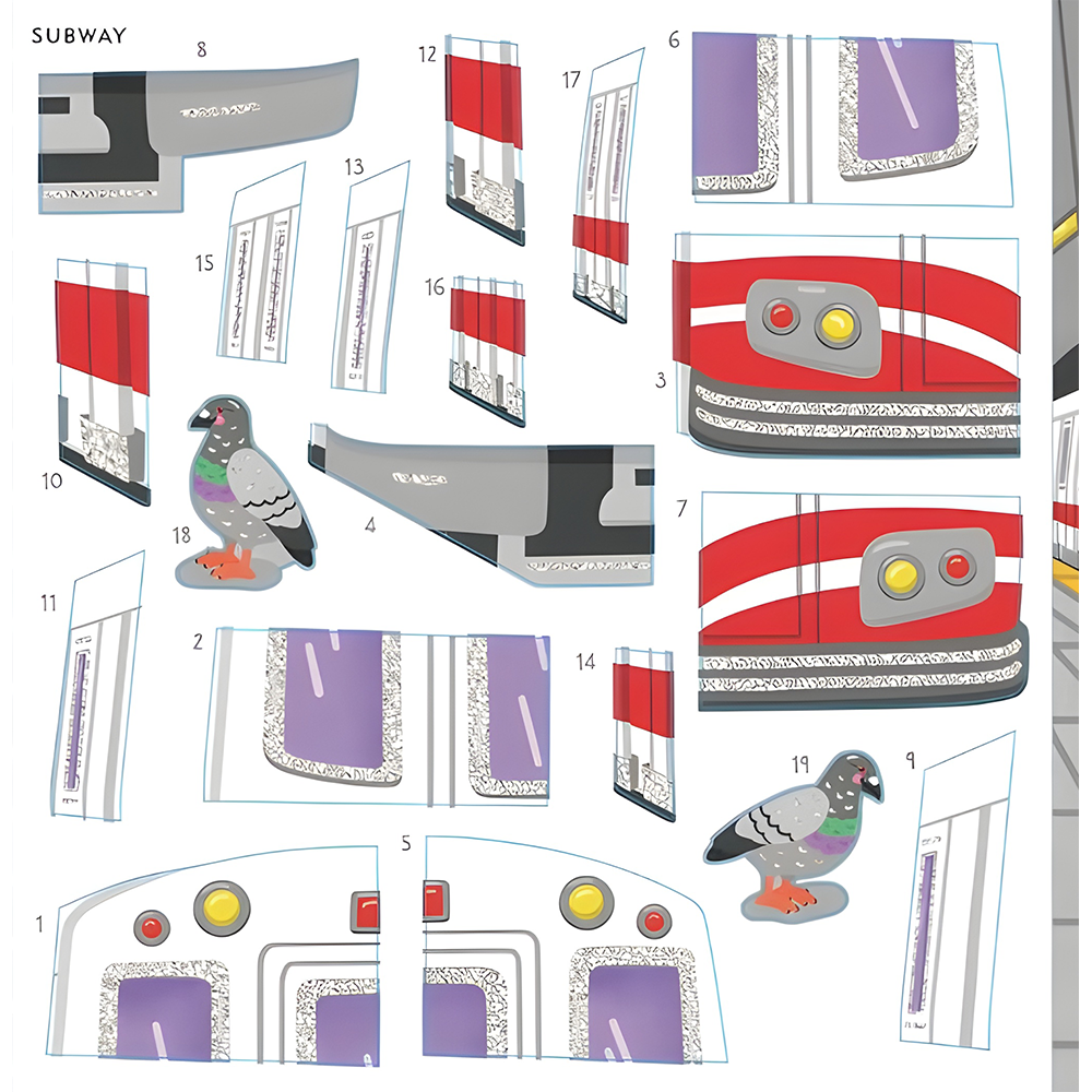 My First Color-By-Sticker Book Cars, Trucks, & Trains, , large