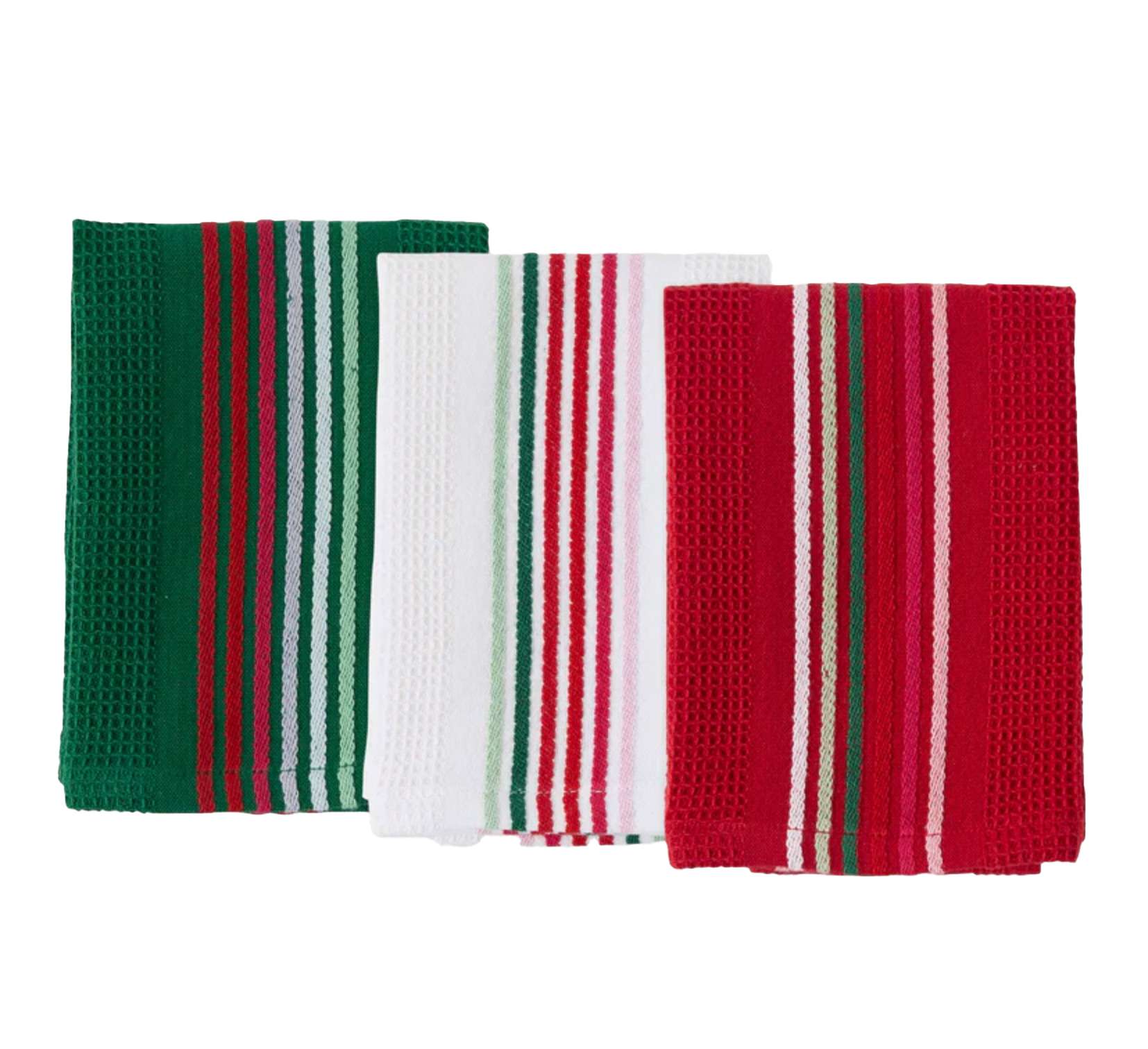 Spirited Stripes Dishcloth Set, , large