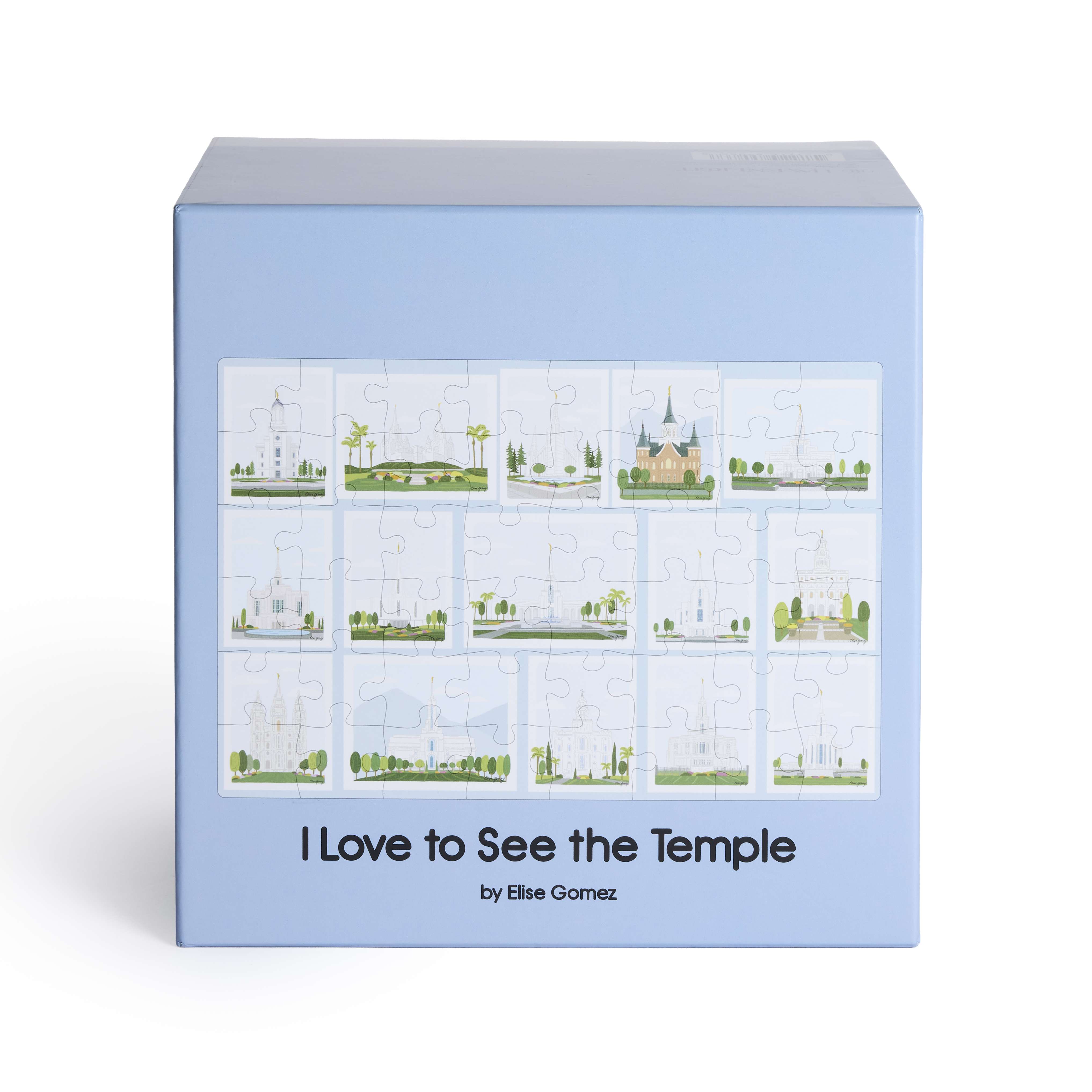 I Love to See the Temple 48 Piece Floor Puzzle