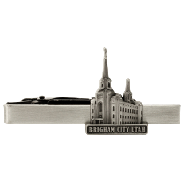 Brigham City Temple Tie Bar, , large image number 0