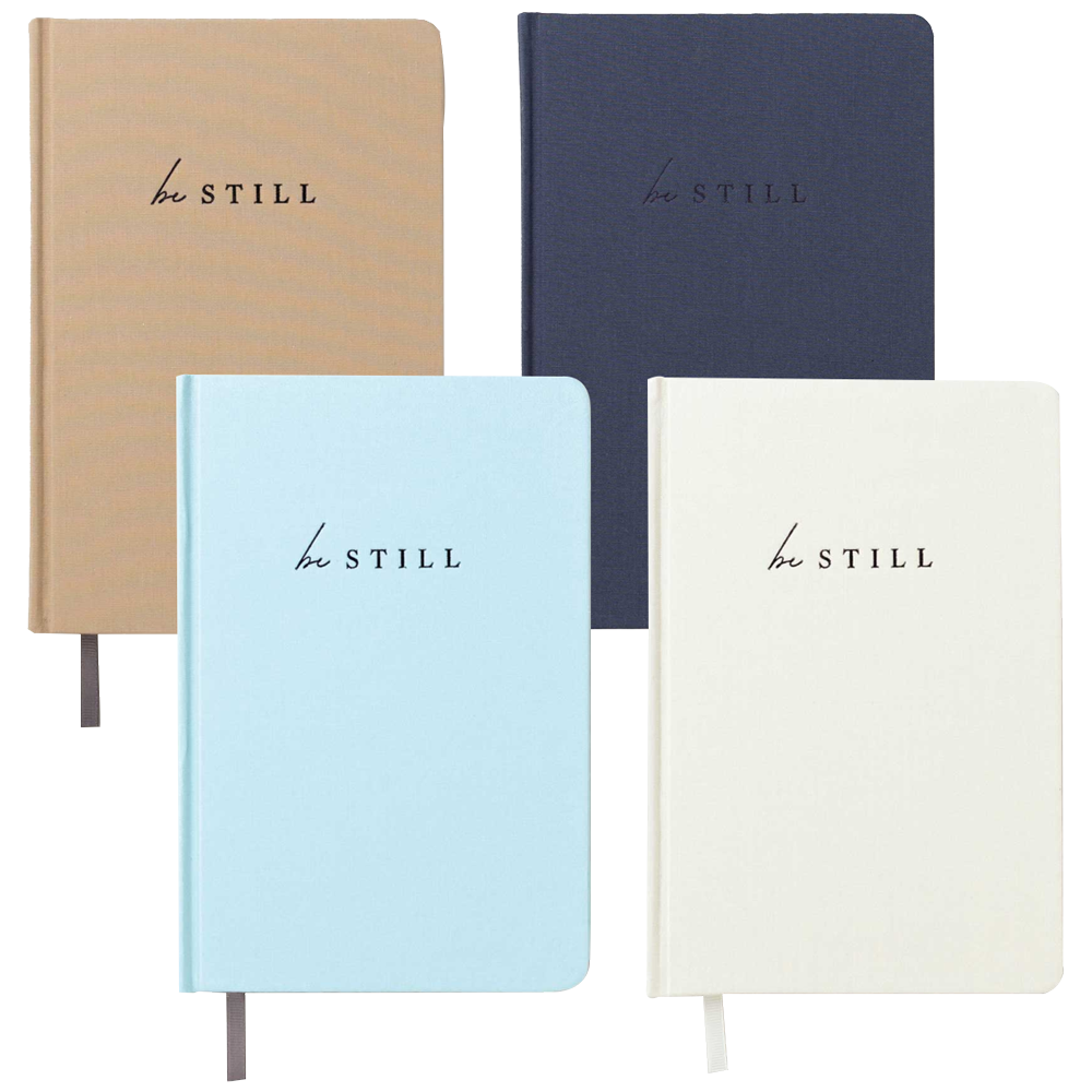 Be Still Linen Hardcover Journal,  Be Still Linen Hardcover Journal