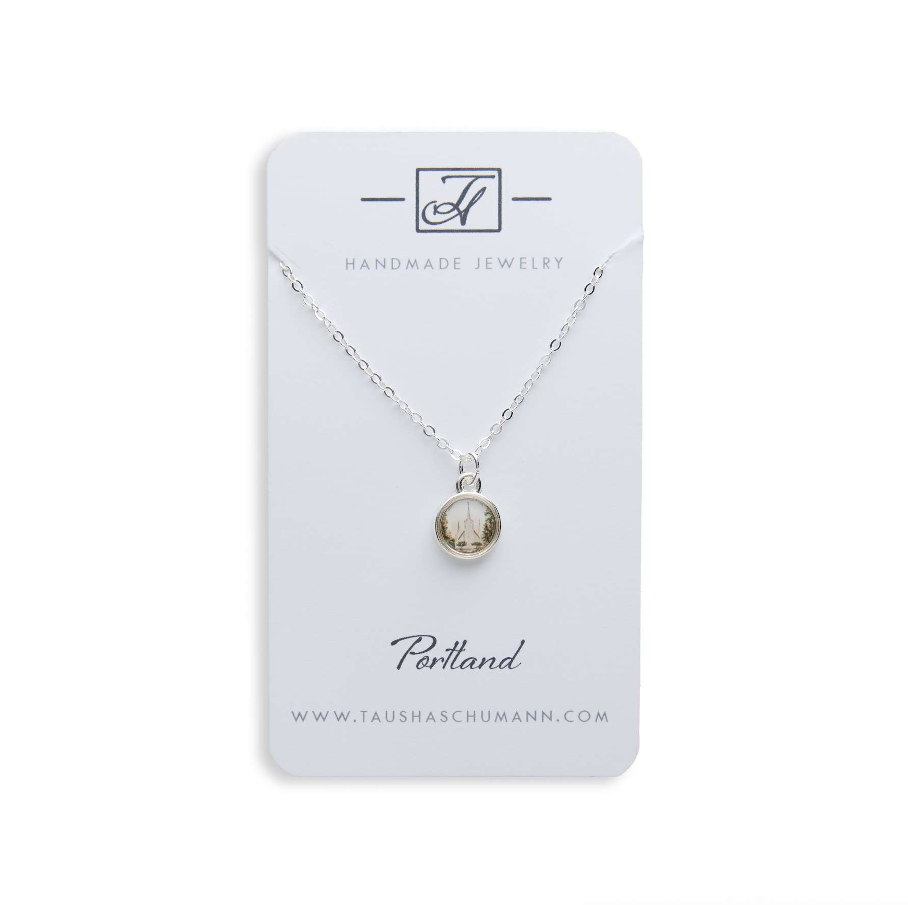 Portland Oregon Temple Necklace