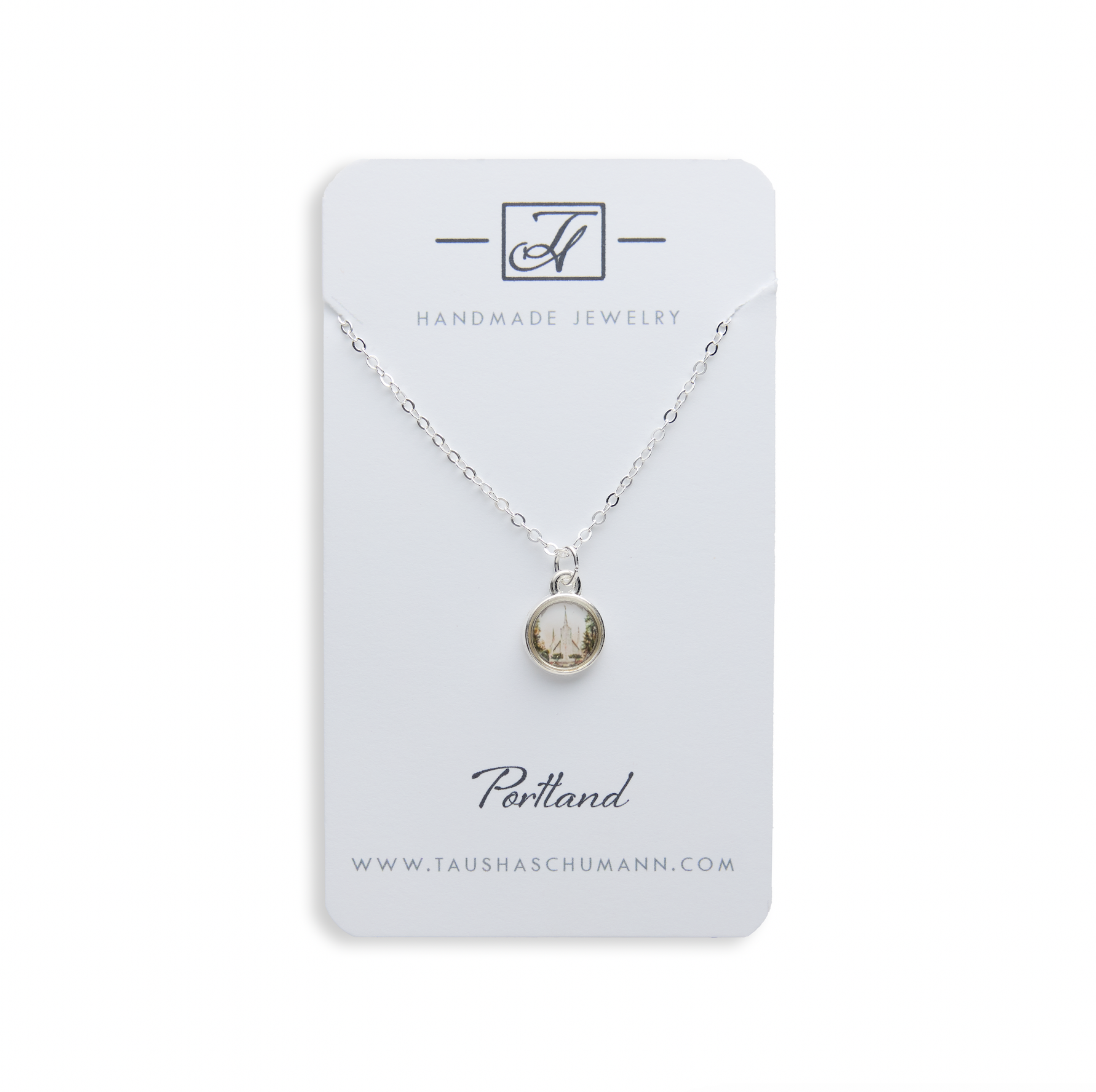 Portland Oregon Temple Necklace