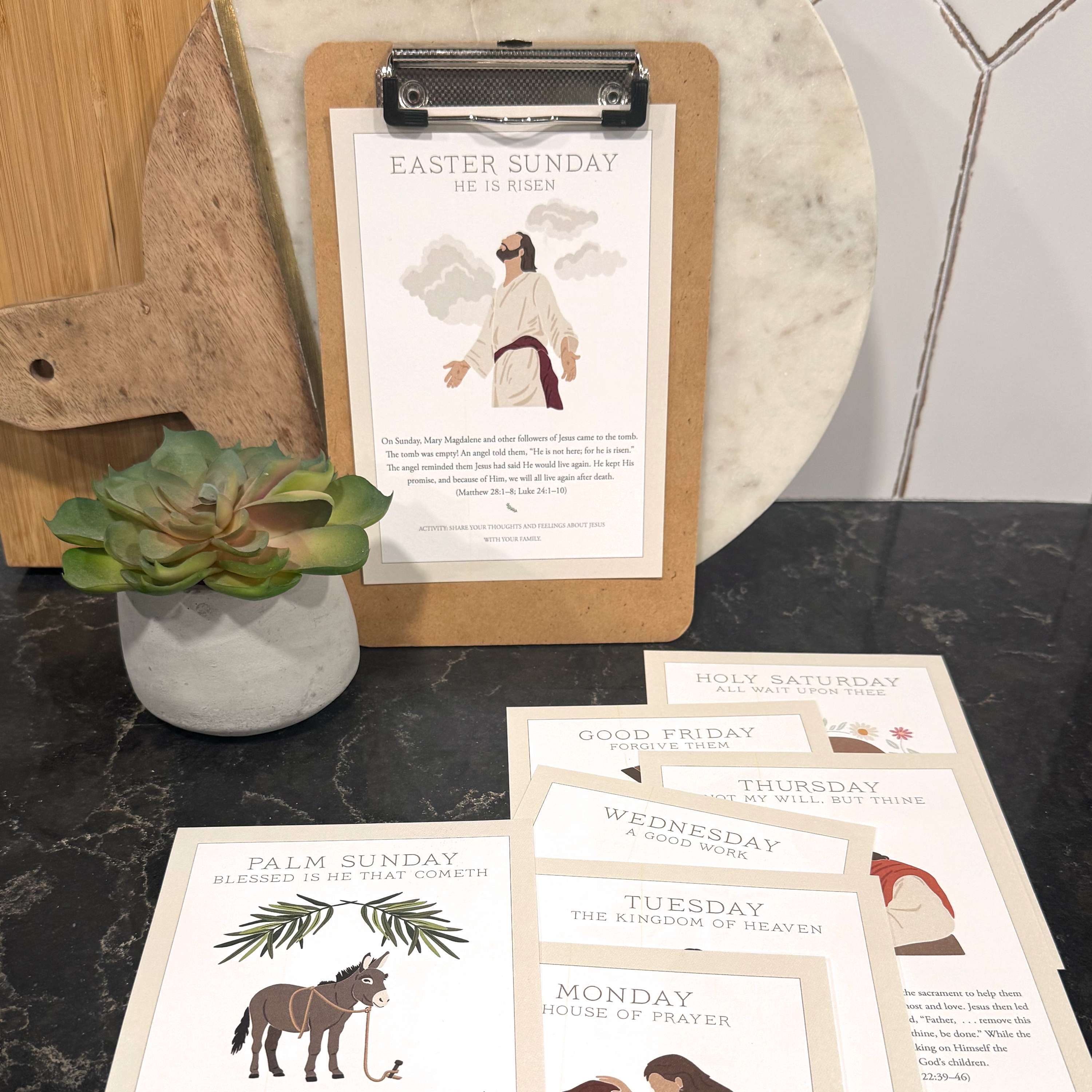 Holy Week Easter Cards (Instant Download), , large image number 6