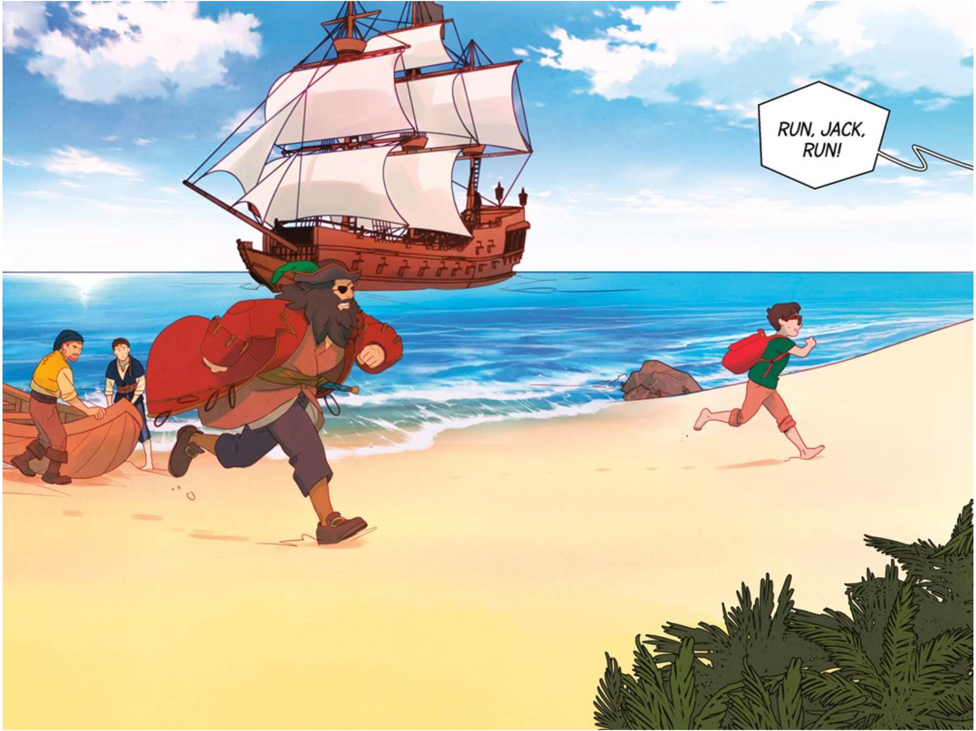 Pirates Past Noon (Magic Tree House The Graphic Novel, Book 4), , large image number 1