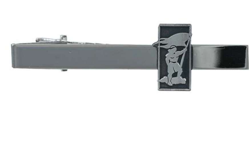 Captain Moroni Antique Silver Tie Bar