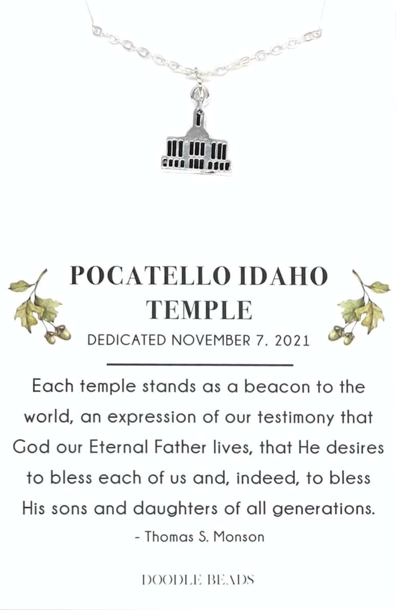 Pocatello Temple Necklace