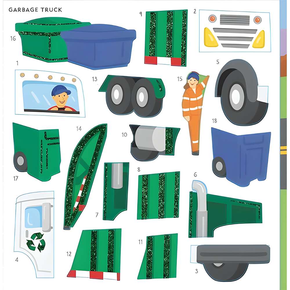 My First Color-By-Sticker Book Cars, Trucks, & Trains, , large image number 3