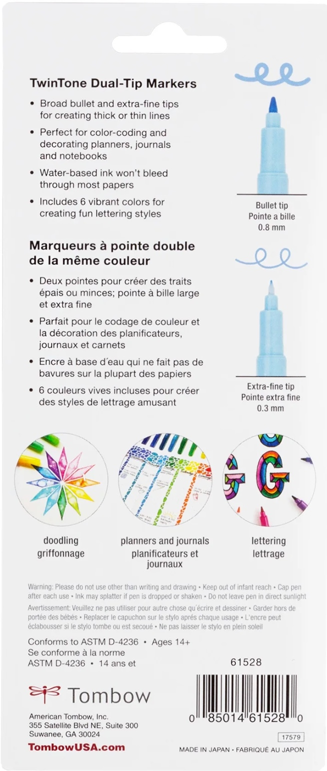 Dual Tip Marker Set, , large image number 3