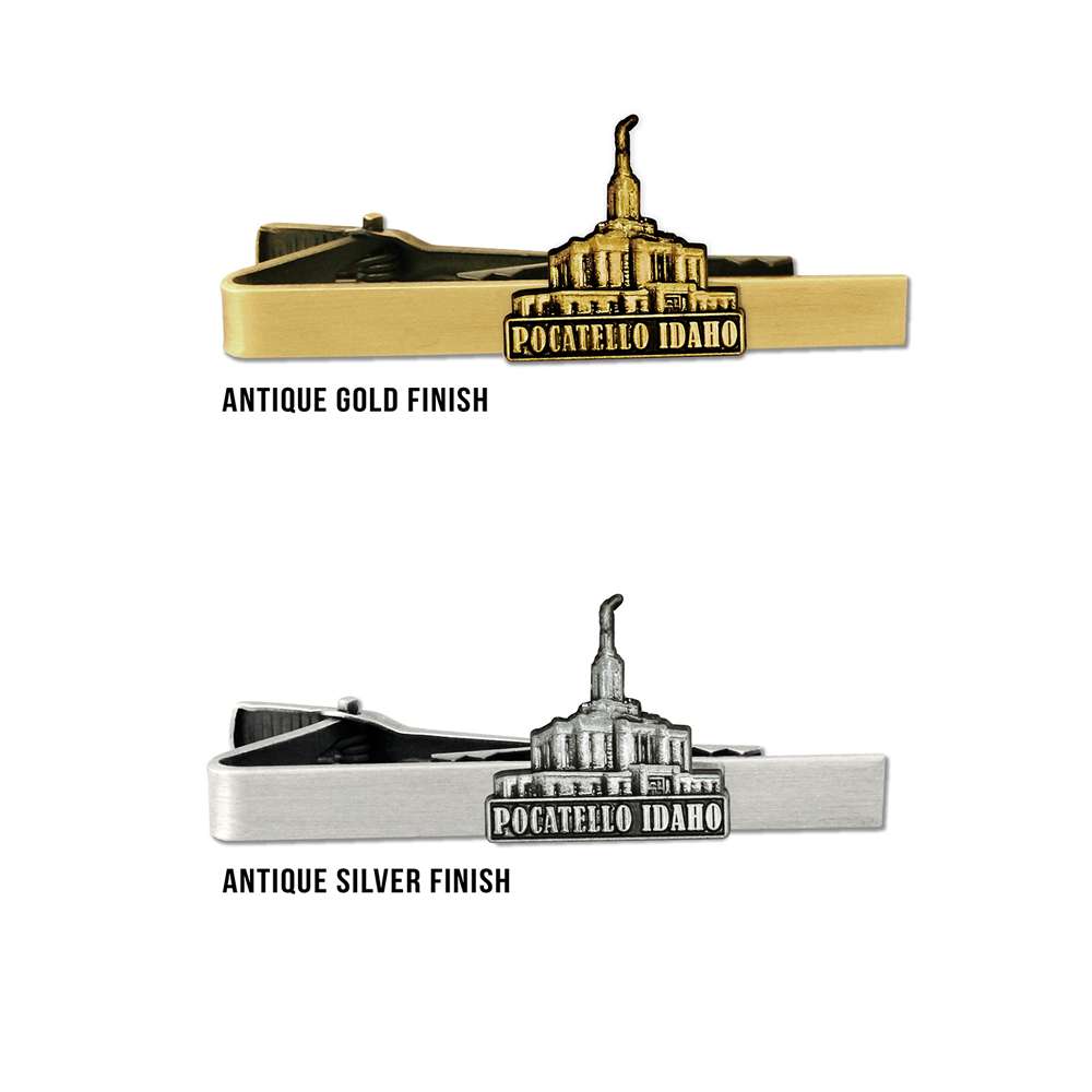 Pocatello Silver Tie Bar, , large