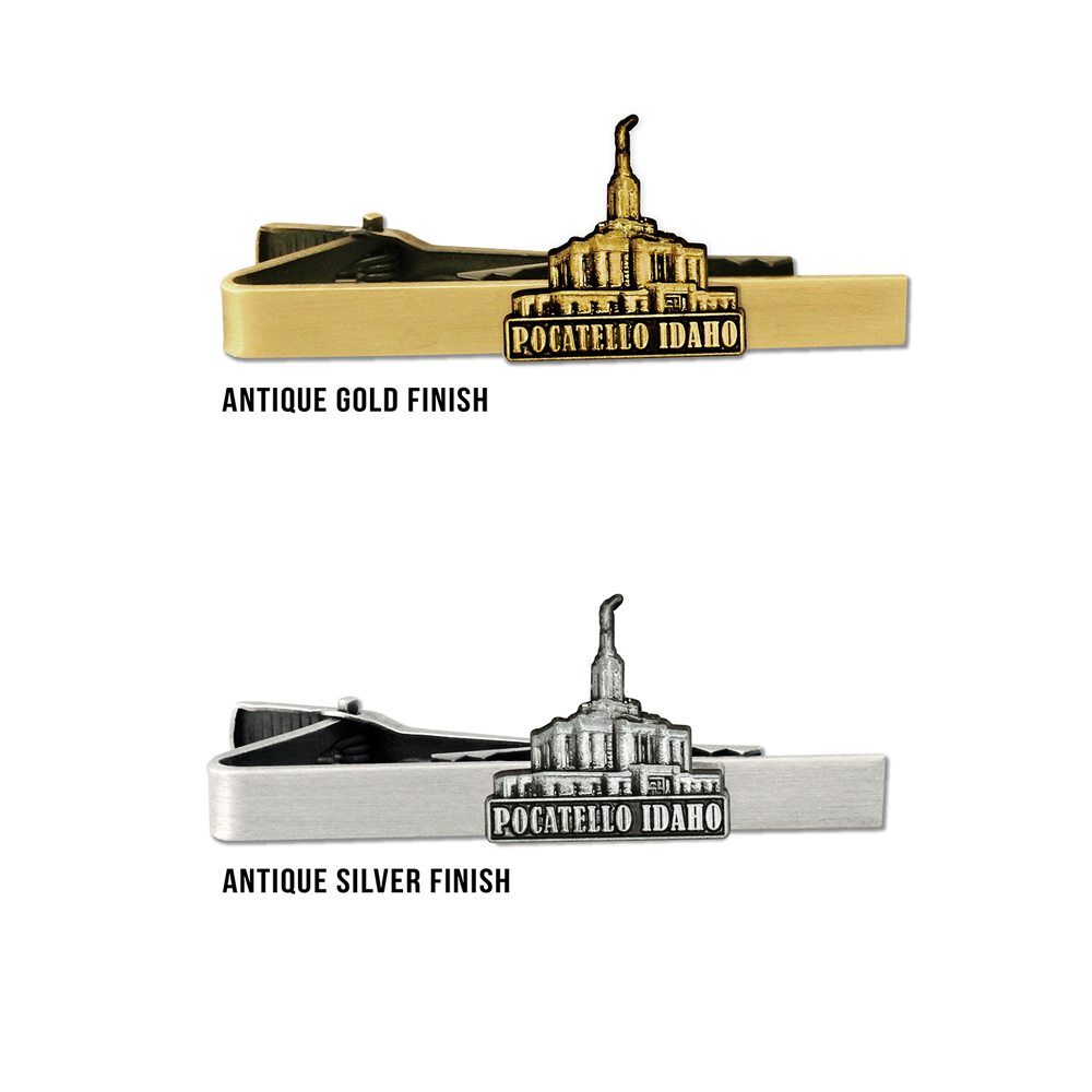 Pocatello Silver Tie Bar, , large