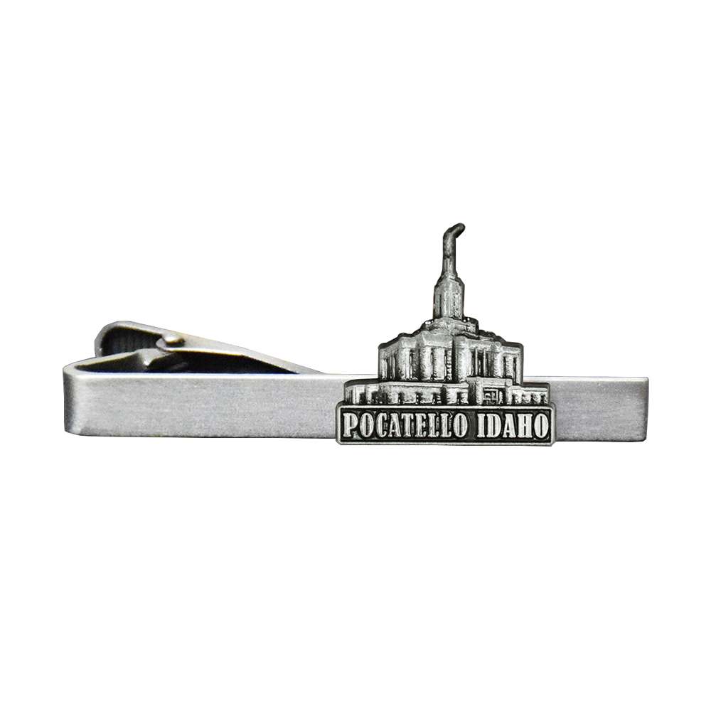 Pocatello Silver Tie Bar