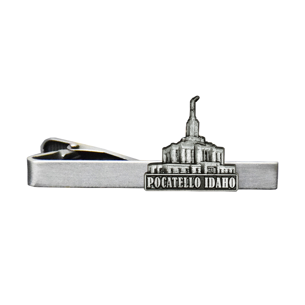 Pocatello Silver Tie Bar
