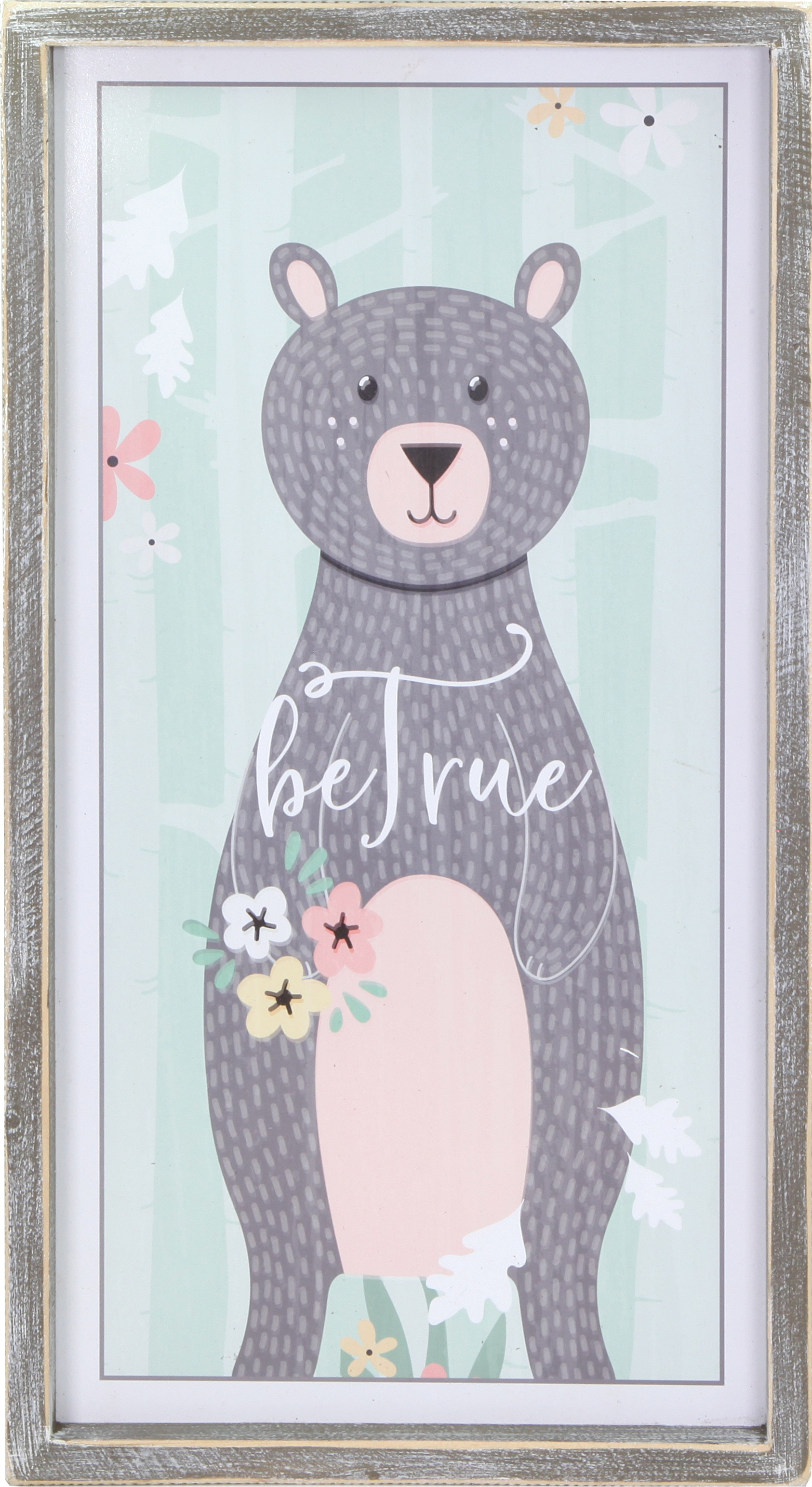 Be True Bear (10x19 Framed Art)
