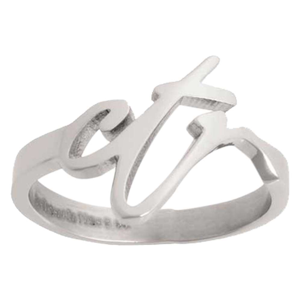 Small Cursive CTR Ring