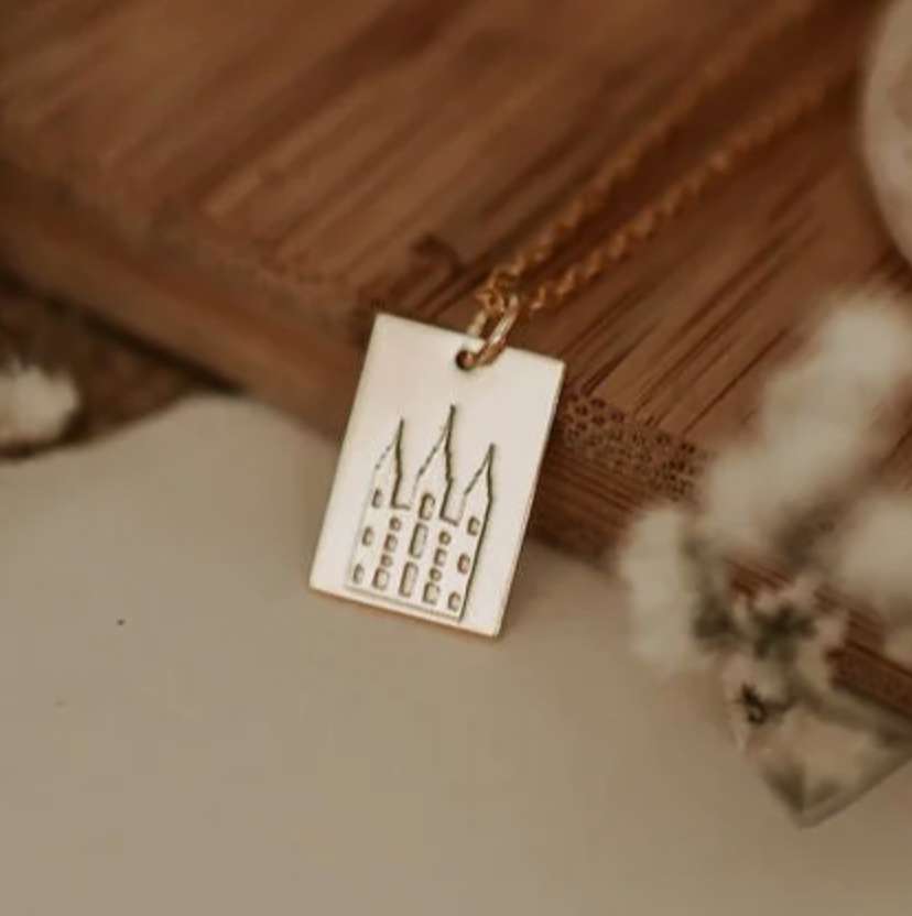 Salt Lake Temple Square Necklace, , large