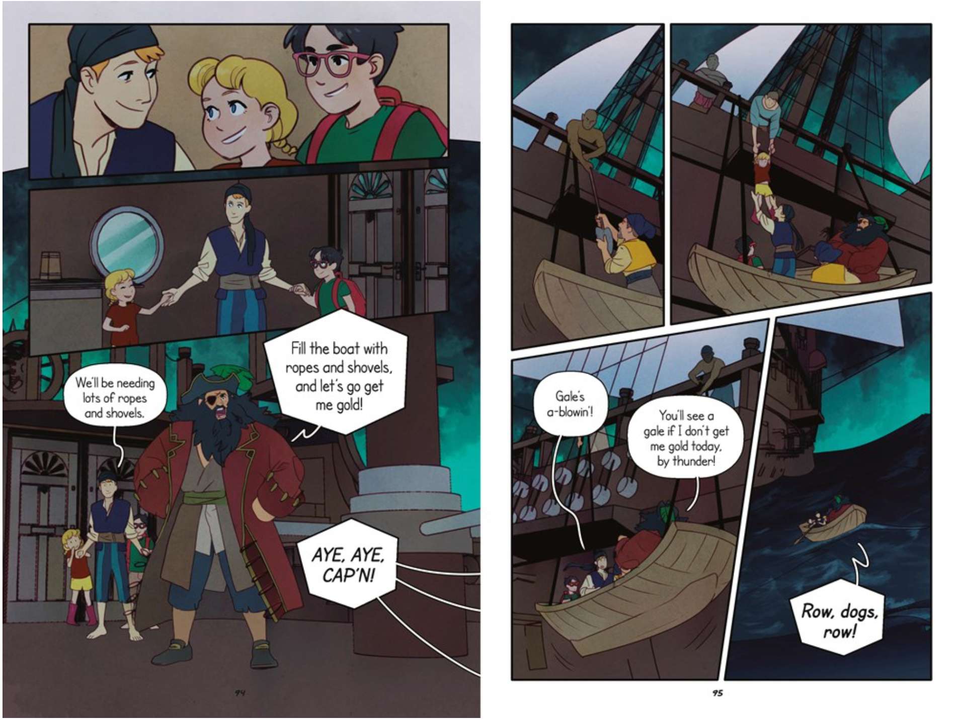 Pirates Past Noon (Magic Tree House The Graphic Novel, Book 4), , large image number 2