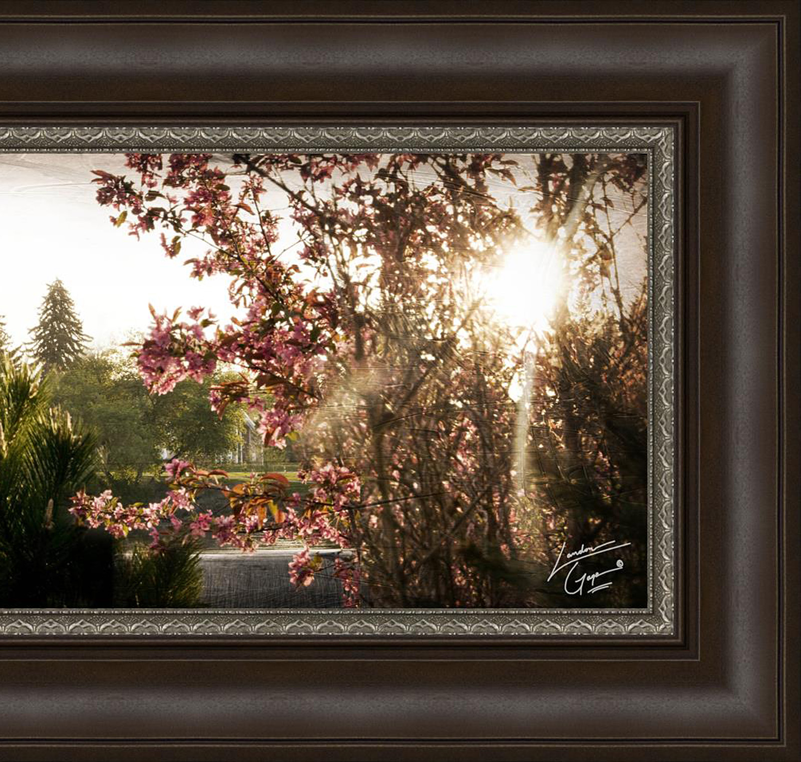 Idaho Falls Temple, The Daydawn is Breaking (18x47 Framed Art), , large image number 3