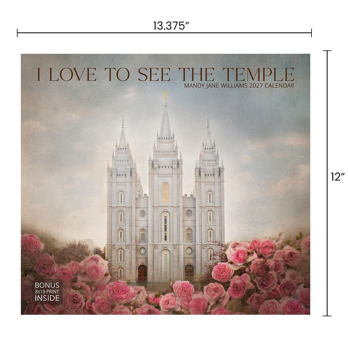 2027 I Love to See the Temple Wall Calendar, , large image number 5