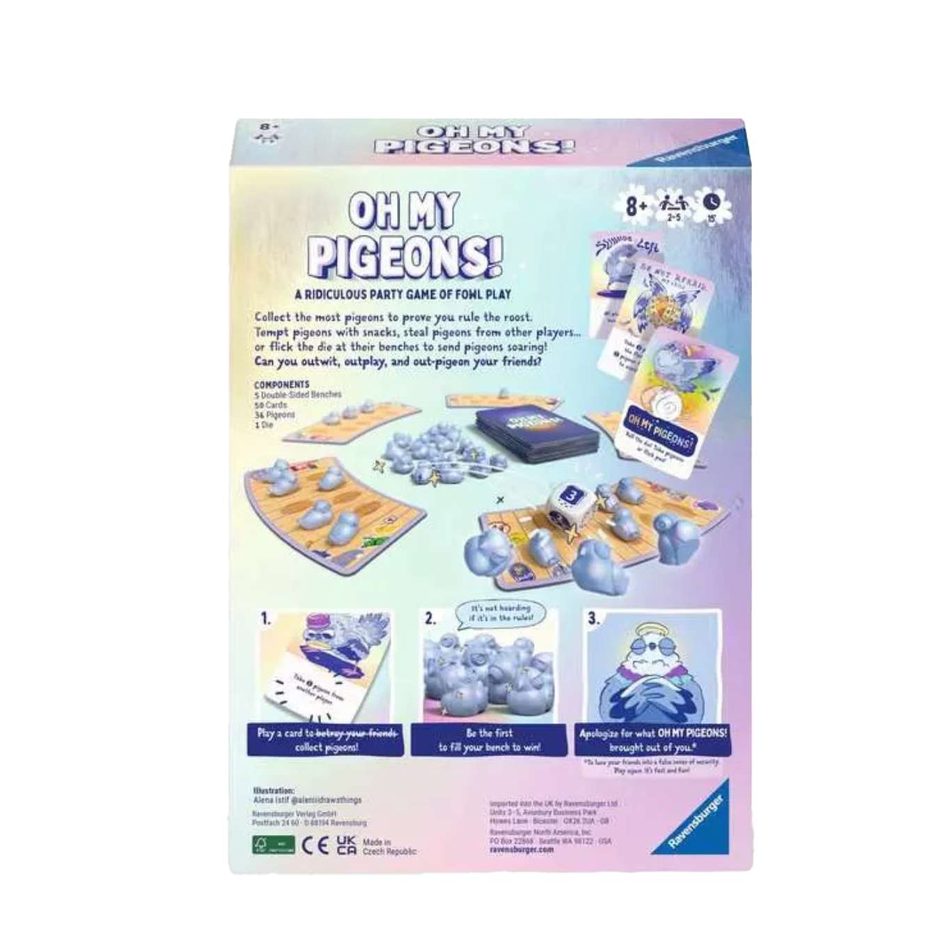 Oh My Pigeons! Card Game, , large image number 2